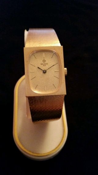 Uhr Handaufzug 60er Jahre Vergoldet Nos Bild