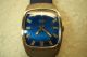 Beha Alte Herren Armbanduhr Blau 60/70 ' Er J.  Kal.  Otero 840 Selten Armbanduhren Bild 5