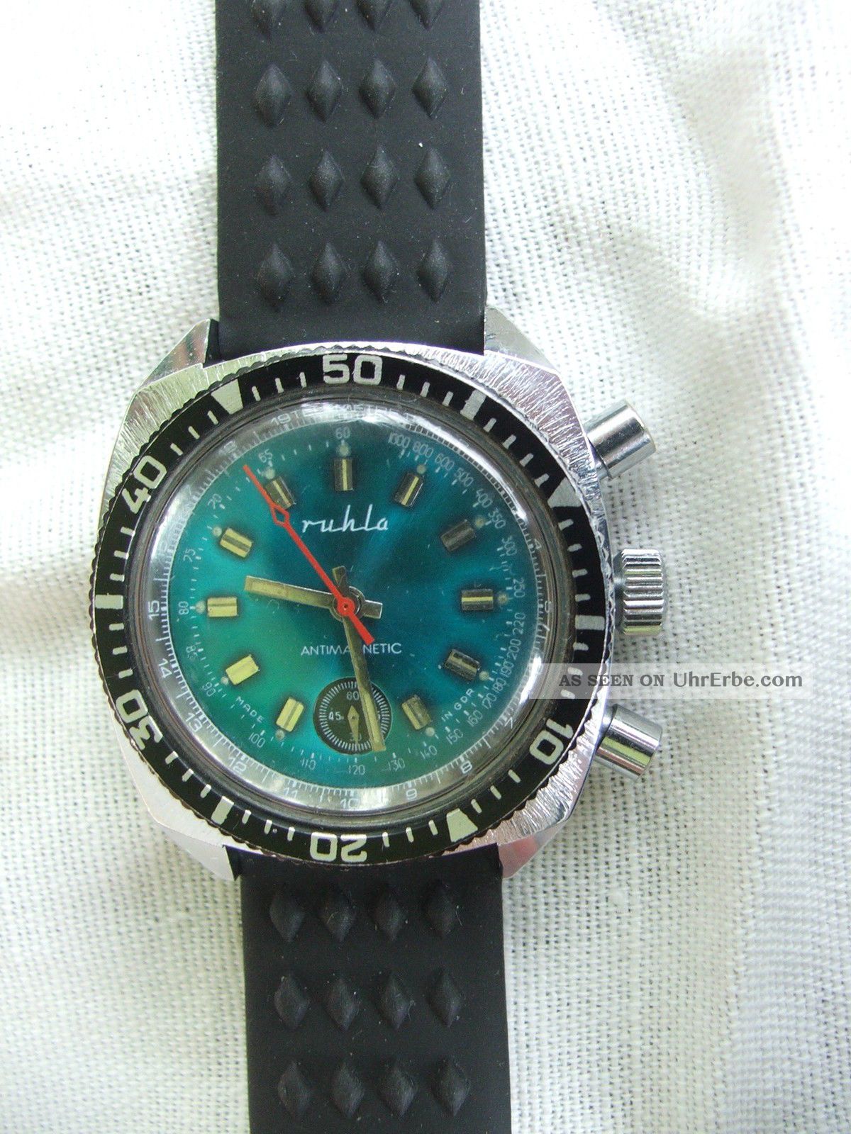 Seltener Ruhla - Chronograf Nva/gst,  Aus Sammlung Top Armbanduhren Bild