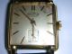 Seltene Vintage Roamer Incabloc Armbanduhr Tank & Glas Gewölbt Rarität Nachlass Armbanduhren Bild 5