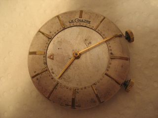 Le Coultre Memovox,  Uhrwerk Mit Zifferblatt Und Orig.  Krone,  30mm Durchmesser Bild
