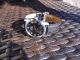 Vintage Bwc Swiss Courage Gehäuse Chrom Unitas 6325 Junghans Lederband Armbanduhren Bild 5