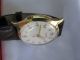 Alte Hau Junghans 15 Jewels J 98 Aus Den 50er Jahren Vergoldet 20 Mk Armbanduhren Bild 3
