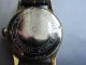 Alte Hau Junghans 15 Jewels J 98 Aus Den 50er Jahren Vergoldet 20 Mk Armbanduhren Bild 5