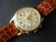 Leuba Geneve - Chronogaph Handaufzug - 50er Jahre - Venus Cal.  188 - Swiss Made Armbanduhren Bild 9