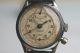 Pierce One - Button Waterproof - Chronograph Verschr.  Boden 1930er Jahre Top Rarität Armbanduhren Bild 1