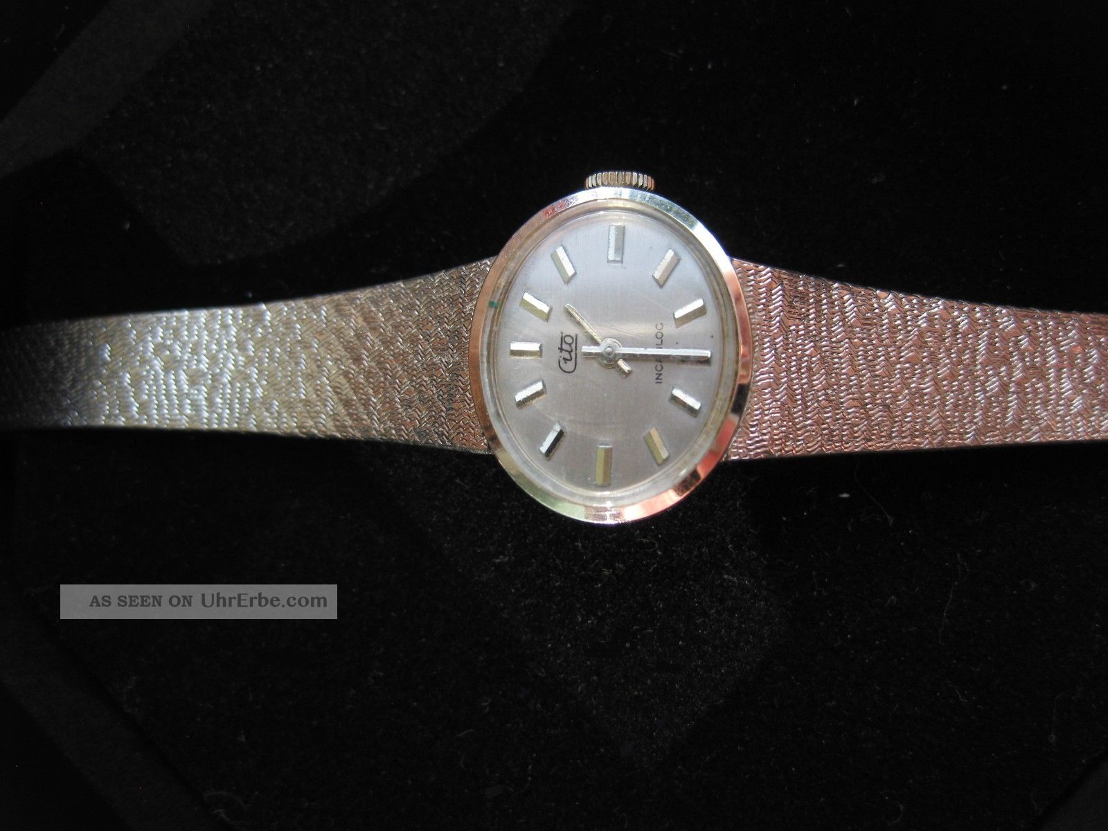 Cito Damenuhr Handaufzug Aus 585 Er Weißgold Im Gepflegm Armbanduhren Bild