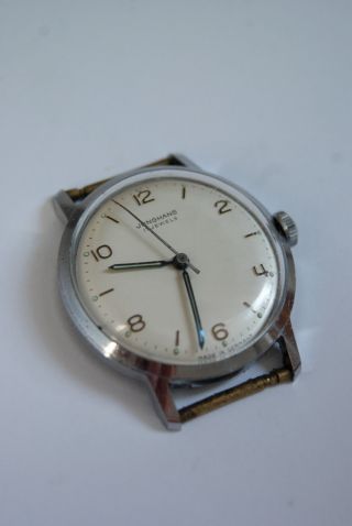 Vintage Junghans Armbanduhr Mit Handaufzug°mechanisches Uhrwerk 93s1°wrist Watch Bild