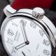 Detomaso Savona Herrenuhr Handaufzug Edelstahl Weiss Lederband Glasboden B - Ware Armbanduhren Bild 5