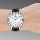 Detomaso Savona Herrenuhr Handaufzug Edelstahl Weiss Lederband Glasboden B - Ware Armbanduhren Bild 7