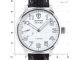 Detomaso Savona Herrenuhr Handaufzug Edelstahl Weiss Lederband Glasboden B - Ware Armbanduhren Bild 8