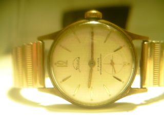 Zico Armbanduhr Ca 50er Jahre - 17 Rubis - Gold Plated - 20/000 - Kl.  Sekunde - Rar Bild