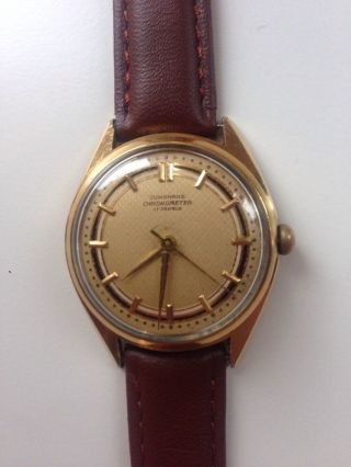 Junghans Chronometer Vintage Cal.  82/1 Vergoldet Sehr Schön Bild