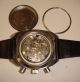 Alte Große Herrenuhr Anker Chronograph,  Vintage 1960/70er Jahre,  Cal.  Umf 24 - 35 Armbanduhren Bild 4
