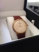 Junghans Meister Uhr Mit Braunem Lederarmband - 60s Armbanduhren Bild 1
