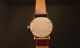 Junghans Meister Uhr Mit Braunem Lederarmband - 60s Armbanduhren Bild 3