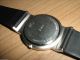 Braun Aw 50 Platin Armbanduhr Uhr Mineralglas Lederarmband Datum Ovp Armbanduhren Bild 4