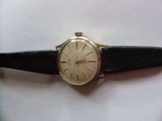 Lurex Alte Goldene Uhr 14 Karat 585 Gold 21 Rubine Vintage Bild