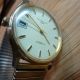 Timex Herrenuhr Mechanisch Handaufzug Armbanduhr Uhr Sammler Mit Datum Armbanduhren Bild 1