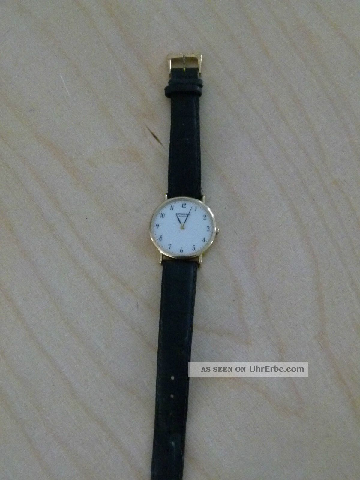 Raymond Weil,  Geneve: Klassische Uhr,  18 Karat Gold,  Handaufzug,  Swiss Made Armbanduhren Bild
