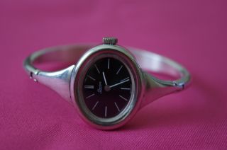 Quinn Spangen Armband Uhr In 925er Sterling Silber Silberuhr Armbanduhr Bild