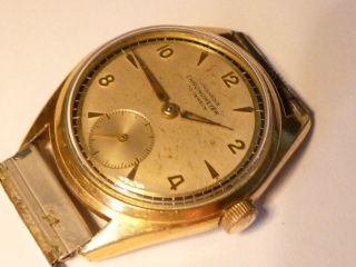 Class Vintage Herrenarmbanduhr Junghans Chronometer Kal.  82 Handaufzug Bild