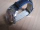 Swatch Herrenchrono,  Lederarmband,  Irony, Armbanduhren Bild 1