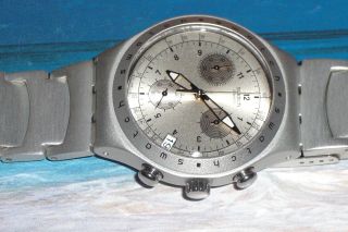 Swatch Irony Chrono Freezing Rain Ycs4006ag / Sehr Selten Bild