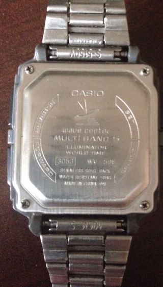 Casio Wv - 59e - 1avef 3053 Multi Band 5 Herrenfunkarmbanduhr Wave Ceptor Watch Bild