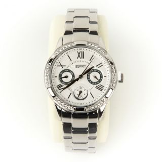 Esprit Susie Glittery Damen Armbanduhr Chronograph Silber Weiß Es105942002 Bild