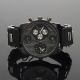 Alle Schwarz Militär Herrenuhr Analog Quarz Herren Armbanduhr 2 Zeitzonen Uhr Armbanduhren Bild 2