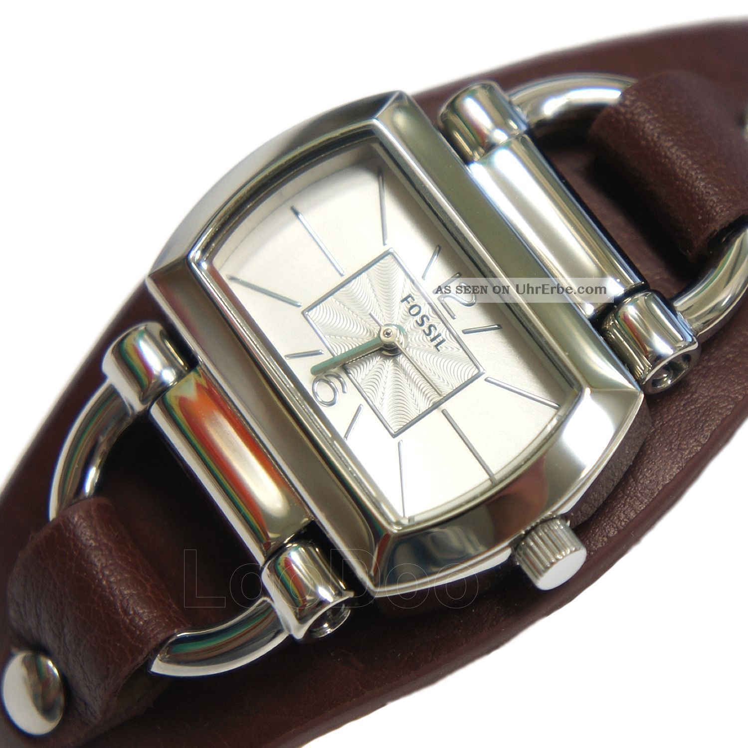 Fossil SchnÄppchen Leder Damenuhr Armbanduhr Braun Bq1117 Uvp €79,  90 Armbanduhren Bild