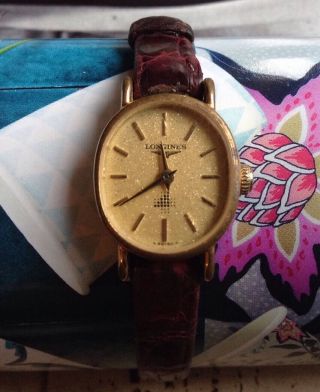 Vintage Longines Quarz Armband Uhr Look Bild