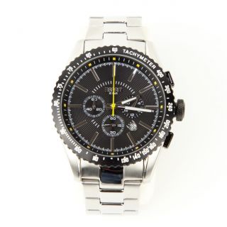 Esprit Calibre Chrono Silver Black Herren Uhr Armbanduhr Chronograph Es104031006 Bild