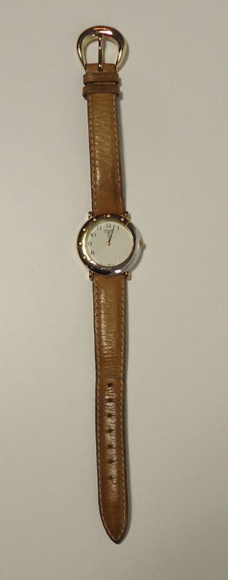 Vintage Seiko Quartz Armbanduhr Leder Vergoldet Damenuhr Uhr Zn0603 Bild