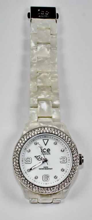 Ice Watch Ice - Elegant Pearl,  Perlmutt - Design - El.  Psr.  U.  Ac.  12 Bild