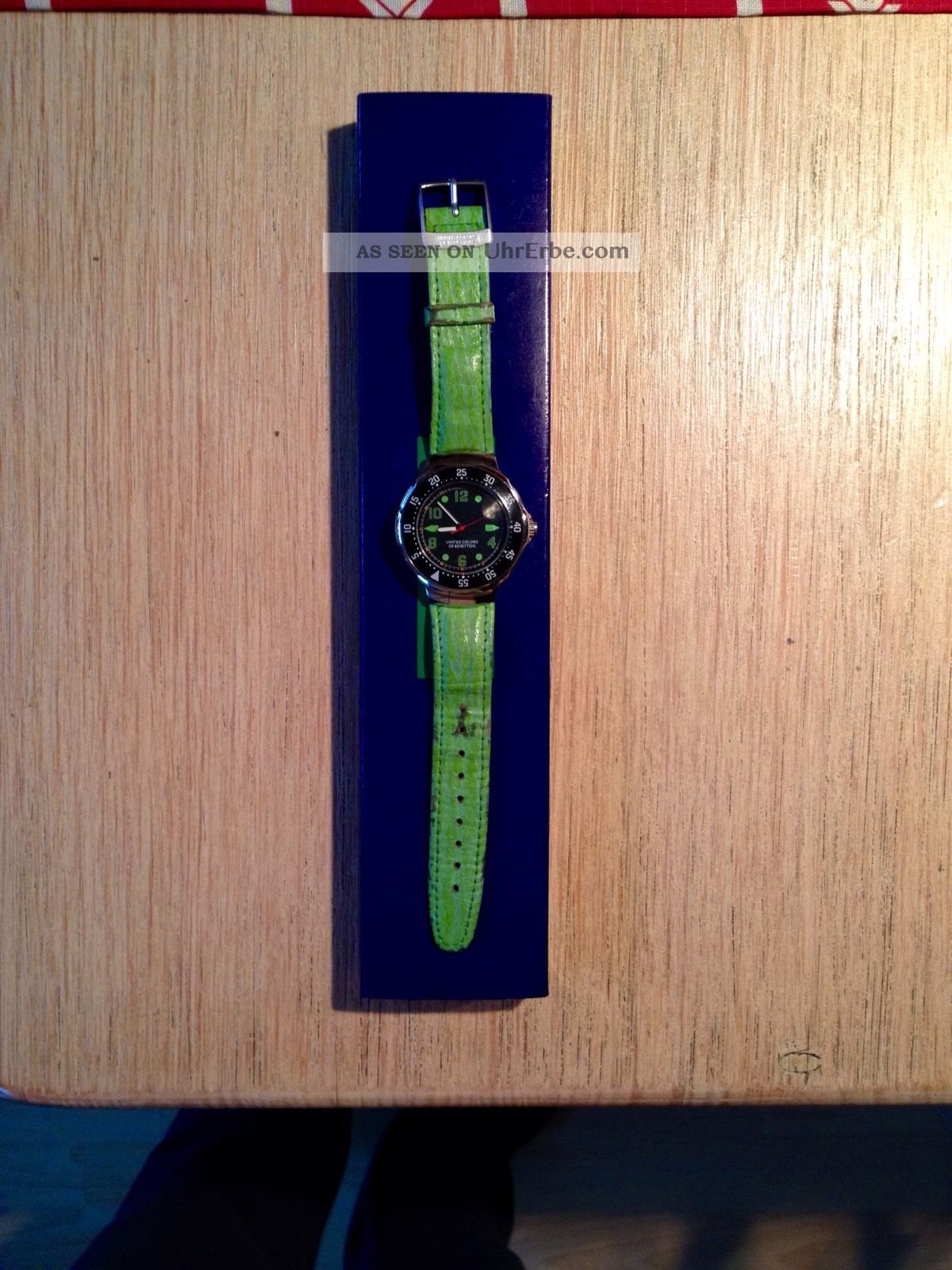 Taucheruhr Damen/herren Uhr Sport Von Benetton Selten Armbanduhren Bild