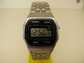 Casio B - 614w 1070 Herren Armbanduhr Watch Vintage Lcd Uhr Bild