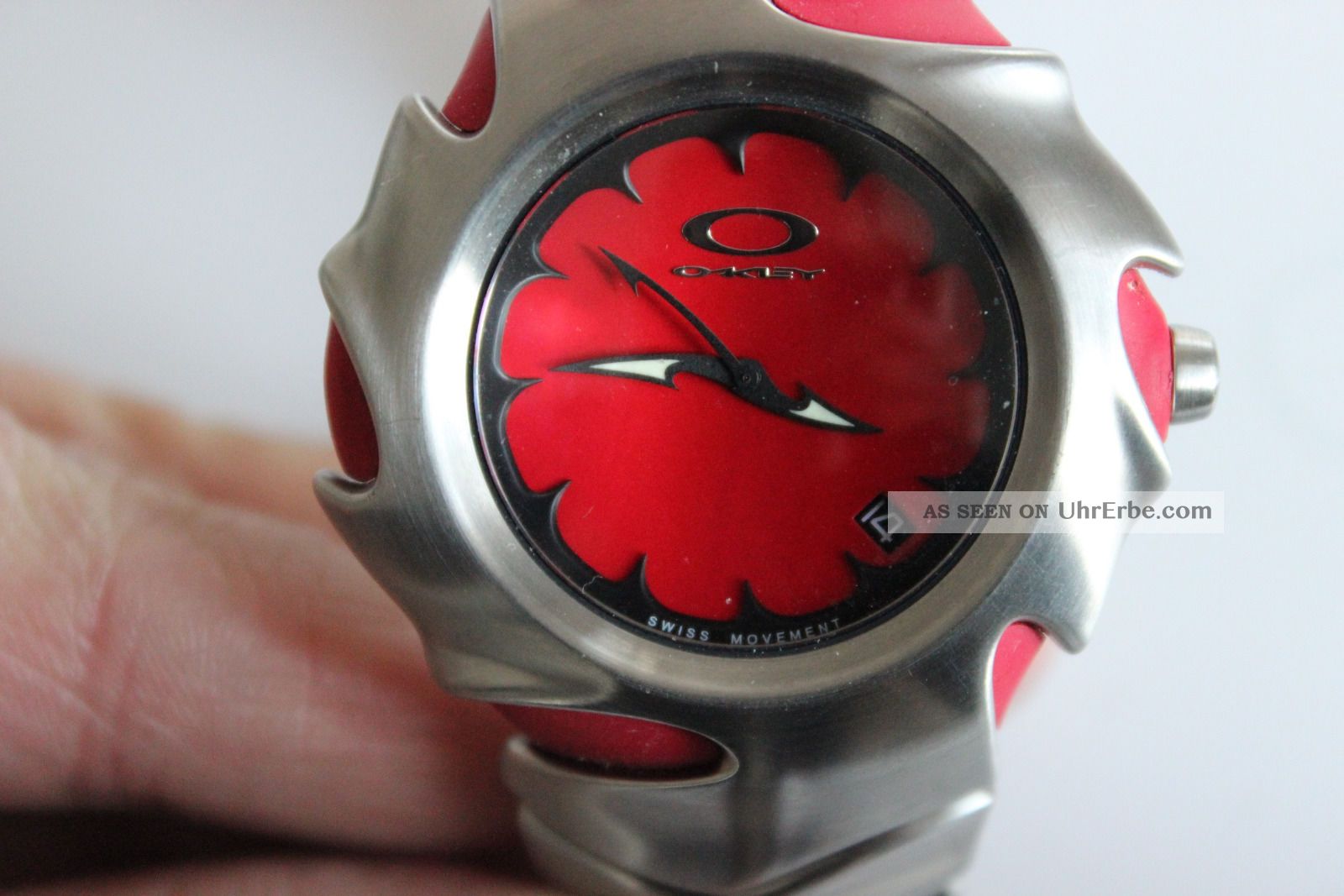 Oakley Blade Uhr Rot Selten Rar Armbanduhren Bild