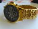 KÖnigswerk Ploytos Diamanten Uhr Luxus Gold Schwarz Armbanduhren Bild 2