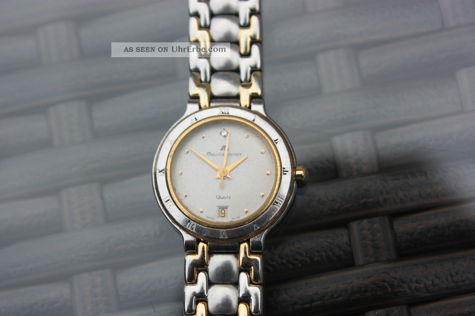 Maurice Lacroix Classic Stahl / Gelbgold 1 Brillant Quarz Damenarmbanduhr 72168 Armbanduhren Bild