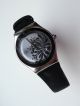 Wunderschöne Swatch Irony Black Flower Ylg103 Mit Strass Damenuhr Armbanduhren Bild 5