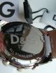 Schöne Tolle D & G 3719770084 Sandpiper Herren Uhr Chrono Weiss Echt Leder Band Armbanduhren Bild 7