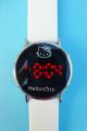 Armbanduhr Uhr Hello Kitty Silikon Led Digital Armbanduhren Bild 3