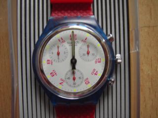 Swatch Chrono - Jfk (scn103) - Neu: Ungetragen In Originalverpackung Bild