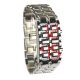 Led Digital Edelstahl Armband Uhr Herren / Damen Unisex Quarzuhr Sportuhr Modern Armbanduhren Bild 3