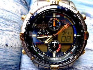 Citizen Promaster Navi Surf C 320,  World Time,  Armbanduhr Für Herren,  Bicolor Bild
