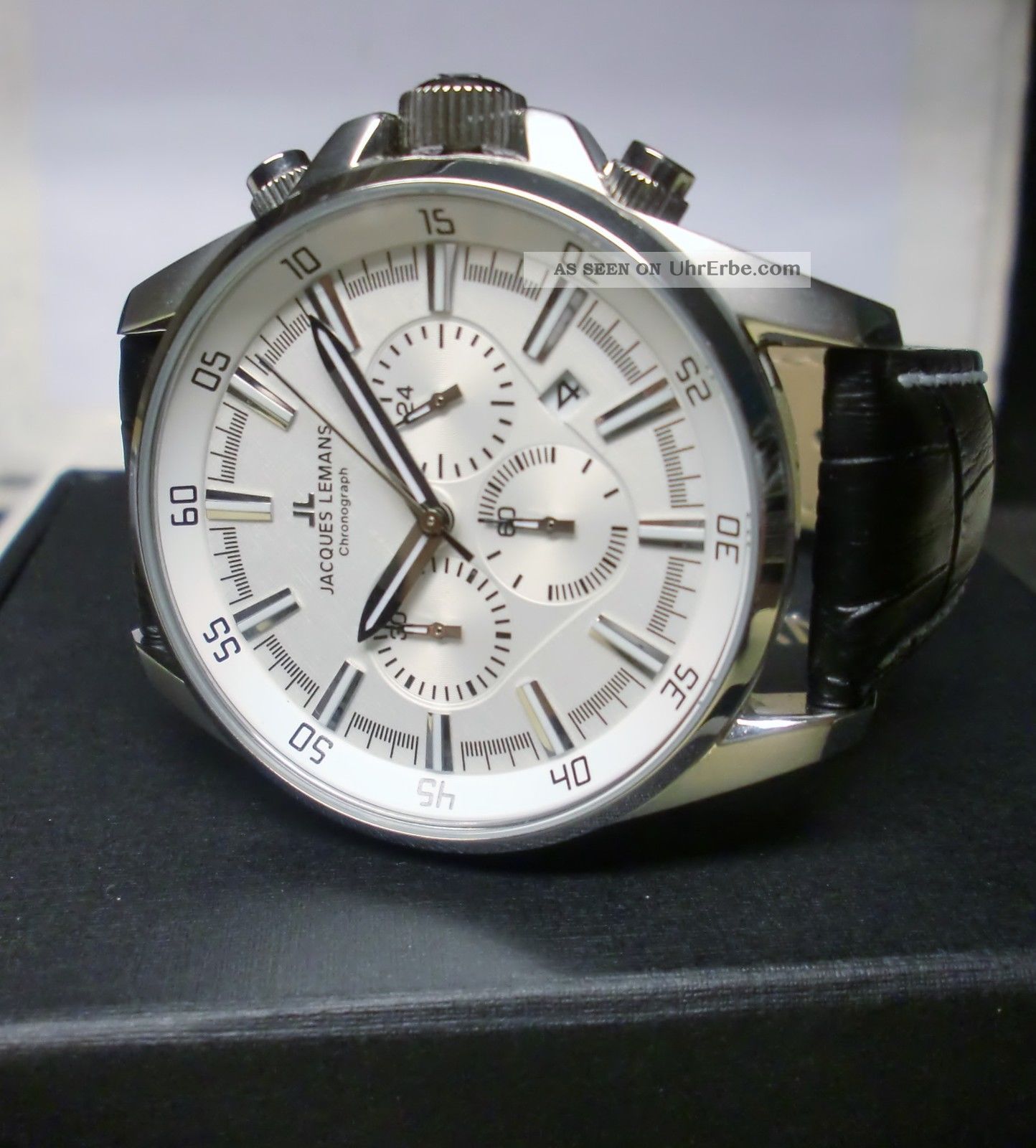 Jacques Lemans Herren Chrono - Quarzuhr Im “racing Look” Top - Armbanduhren Bild