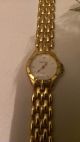 Goldene Damen Uhr Geneves Armbanduhren Bild 1