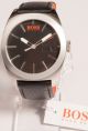 Hugo Boss Orange Herren Uhr Schwarz Lederband 1512855 Armbanduhren Bild 1